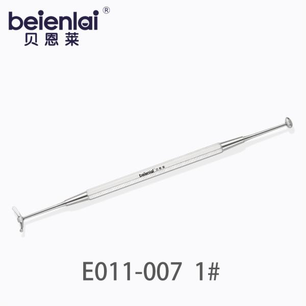 Benlai Dental Burnisher E011-007 BJS 1#, Single End Tip 2/4, 5.5 Octagonal Handle